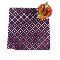 Kesari Leheriya Bloom Unstitched Blouse Piece