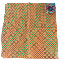 Kesari Leheriya Bloom Unstitched Blouse Piece