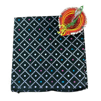 Kesari Leheriya Bloom Unstitched Blouse Piece