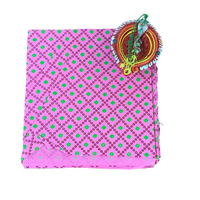 Gulabi Mayura Motif  Unstitched Blouse Piece