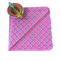 Gulabi Mayura Motif  Unstitched Blouse Piece