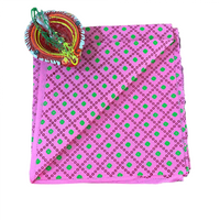 Gulabi Mayura Motif  Unstitched Blouse Piece