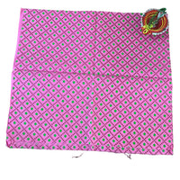 Gulabi Mayura Motif  Unstitched Blouse Piece