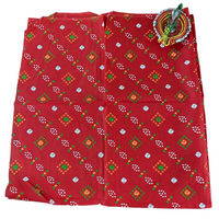 Sindura Bandhani Unstitched  Blouse Piece
