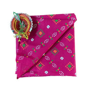 Sindura Bandhani Unstitched  Blouse Piece