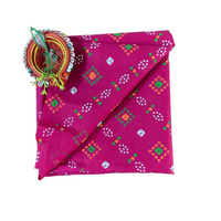 Sindura Bandhani Unstitched  Blouse Piece