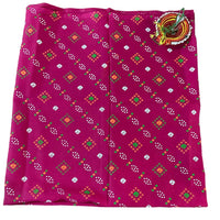 Sindura Bandhani Unstitched  Blouse Piece