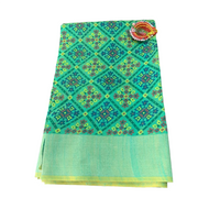 Patola Ikat Geometric Print Saree