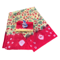 Kalamkari and Block Print Casual Saree.