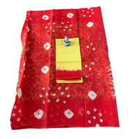 Kalamkari and Block Print Casual Saree.