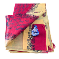 Kalamkari and Block Print Casual Saree.