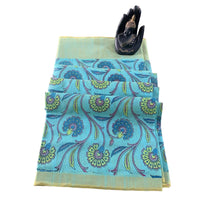 Chanderi Silk Floral Vine Saree