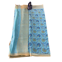 Chanderi Silk Floral Vine Saree