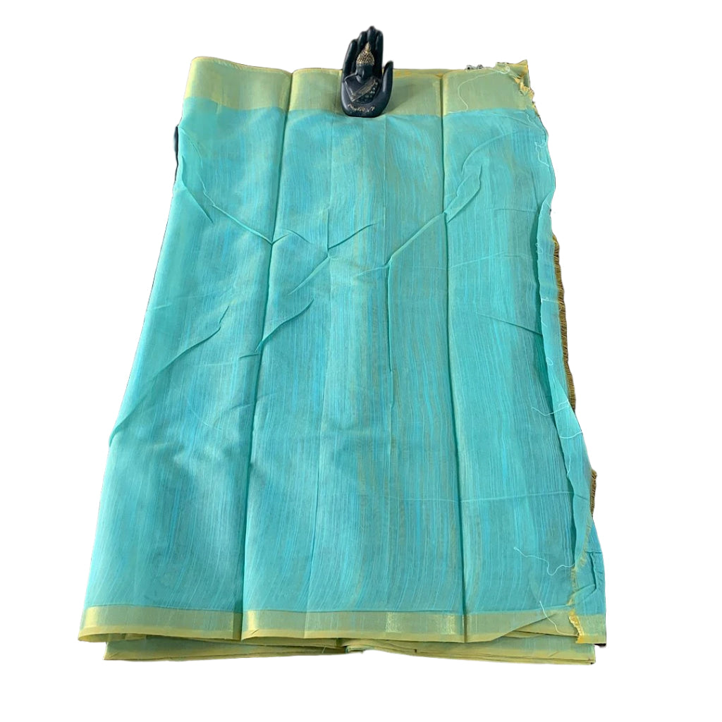 Chanderi Silk Floral Vine Saree