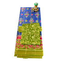 Traditional Handloom-Inspired Heritage Saree.