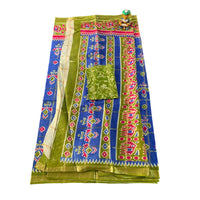 Traditional Handloom-Inspired Heritage Saree.