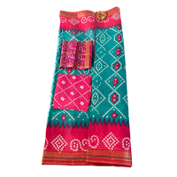Traditional Bandhani Print Casual Saree.