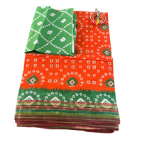 Traditional Bandhani Print Casual Saree.