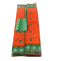 Traditional Bandhani Print Casual Saree.