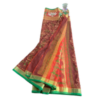 Kalamkari Patola Fusion Saree