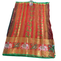 Kalamkari Patola Fusion Saree
