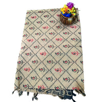 Chanderi Cotton Hand Block Print Saree.