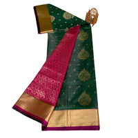 Teal Knchana Charm Saree