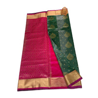 Teal Knchana Charm Saree