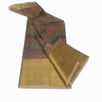 Patola Print Kota Tissue Saree