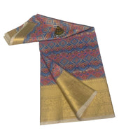 Patola Print Kota Tissue Saree