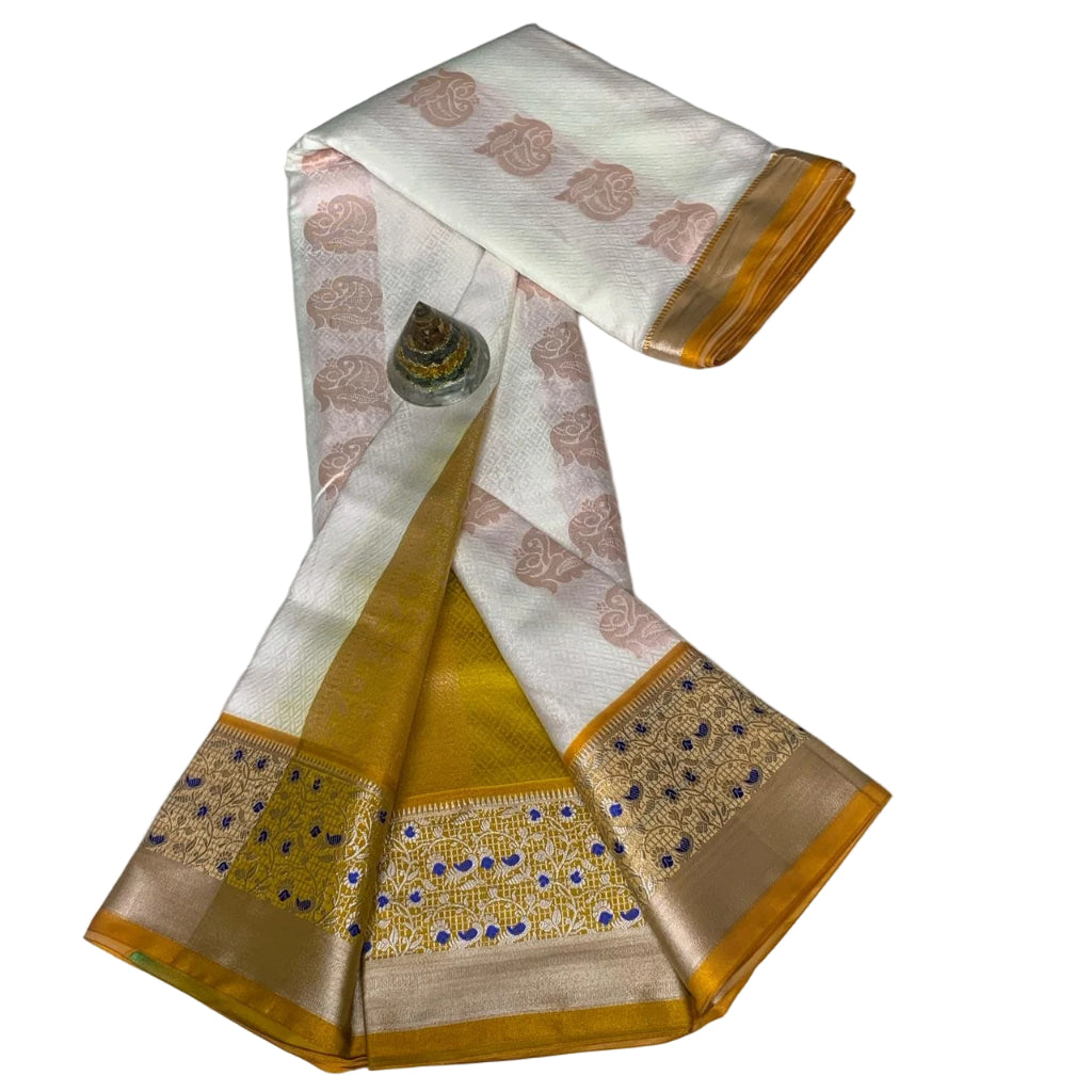 Gadwal Brocade Pattu silk Saree