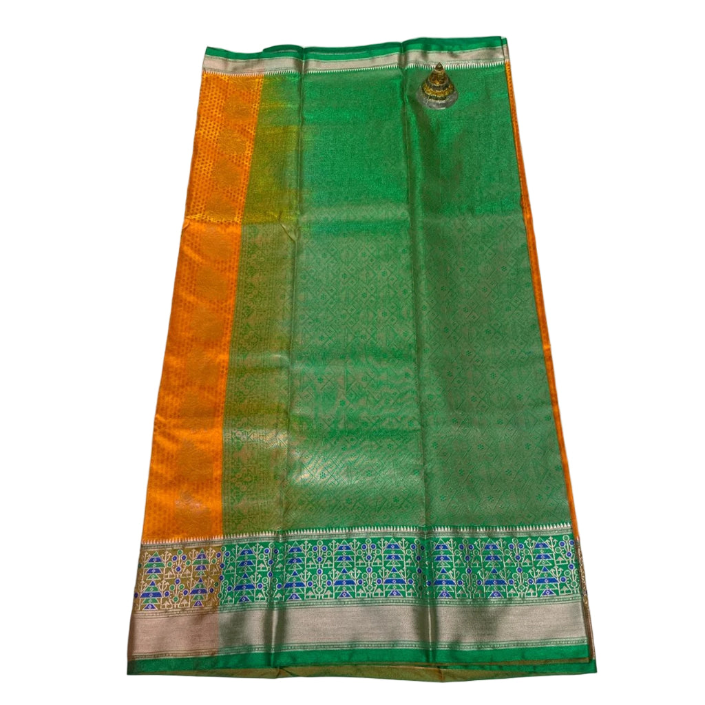 Gadwal Brocade Pattu silk Saree