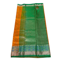 Gadwal Brocade Pattu silk Saree