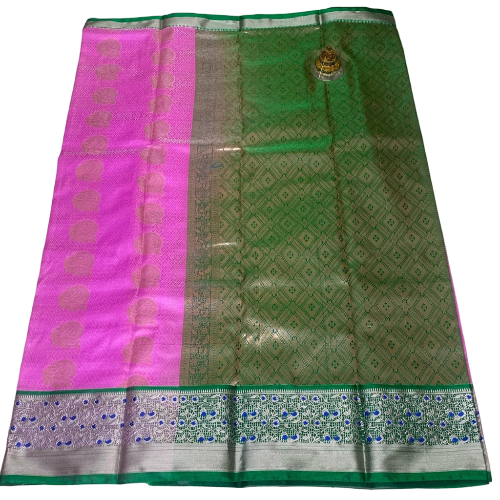 Gadwal Brocade Pattu silk Saree
