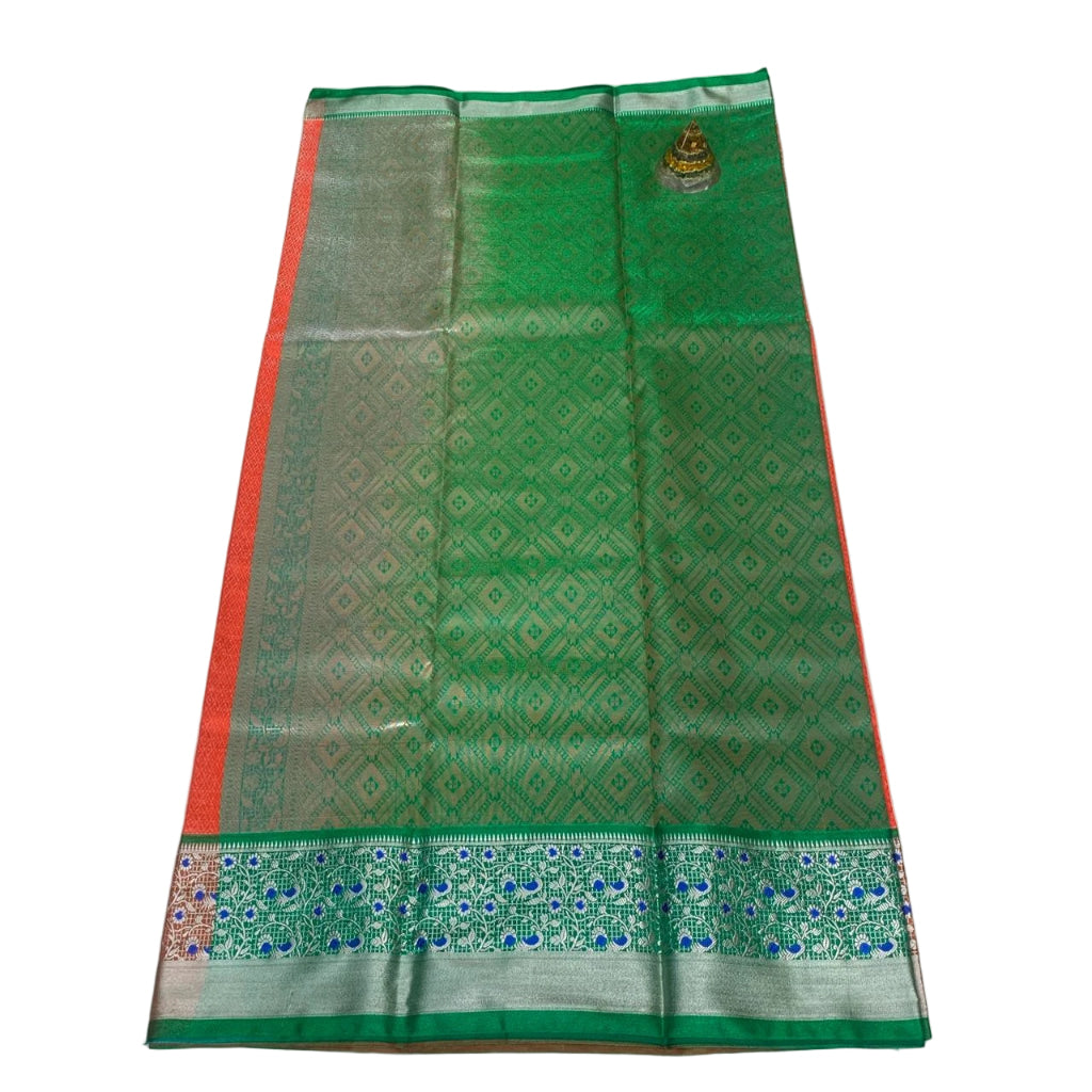 Gadwal Brocade Pattu silk Saree