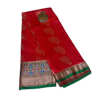 Gadwal Brocade Pattu silk Saree