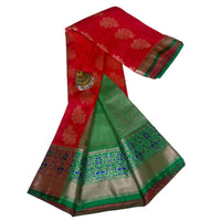 Gadwal Brocade Pattu silk Saree
