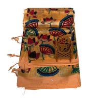 Lotus Garden Tussar Silk Saree