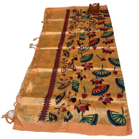 Lotus Garden Tussar Silk Saree