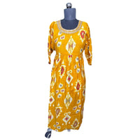 Kanak Ikat Flare Dress.