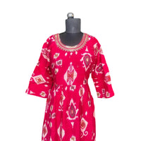 Sindhura Ikat A-Line Dress