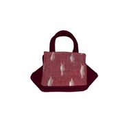 Ikat printed tote bag