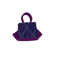 Ikat printed tote bag