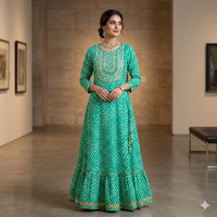 Leheriya Printed Long Frock