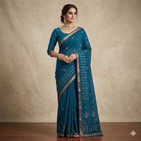 Classic Beauty with a golden touch Cotton saree.