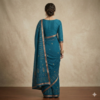 Classic Beauty with a golden touch Cotton saree.
