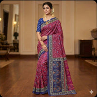 Paisley Pop Dualtone Cotton Saree