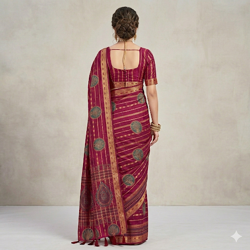 Rudraksha Mandal Saree.