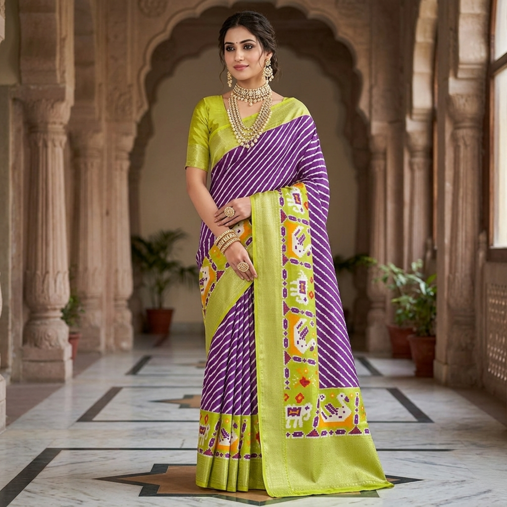 Indigo Muse Saree